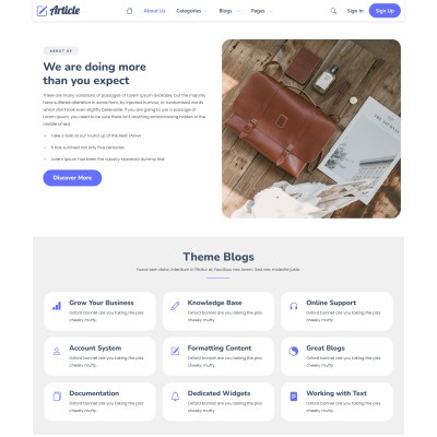 About Us page – mission, team, and story of Education Blog