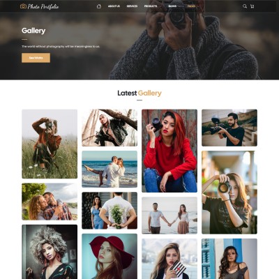 Show off your best work, masonry grid, and lightbox functionality to view larger photos