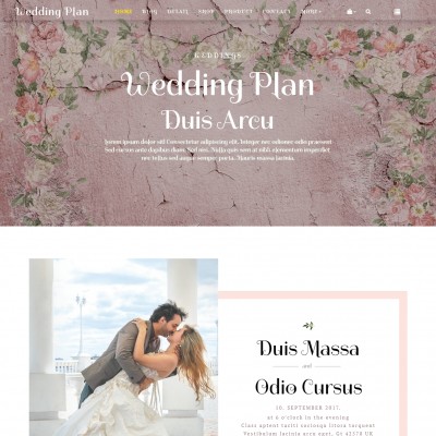 Wedding HTML Home Page