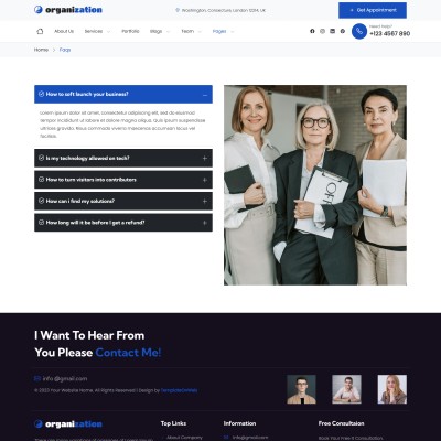 FAQ / Support – Customer assistance and knowledge base