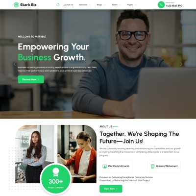 Small business template bootstrap