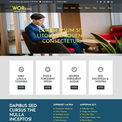Parallax Website Template Free Download from www.templateonweb.com