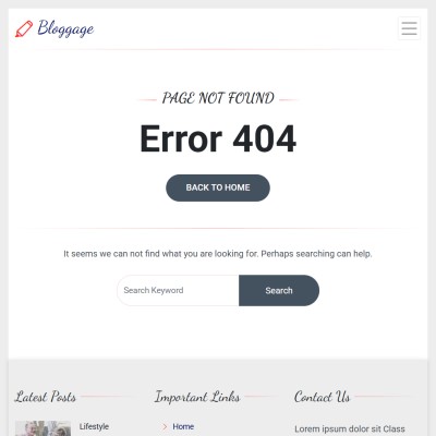 404 error page design