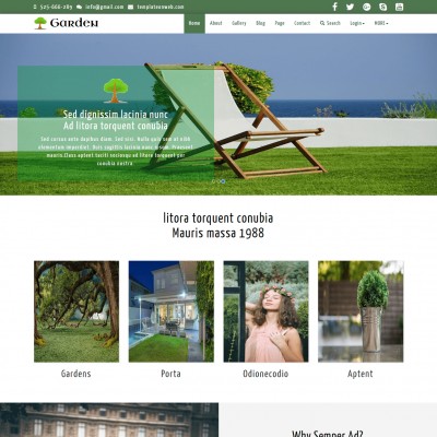 Agriculture Bootstrap Template Home Page