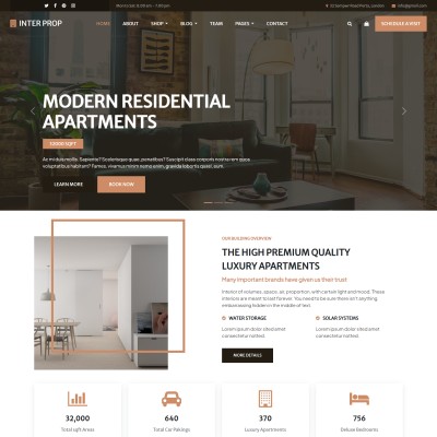 Architect web template free download