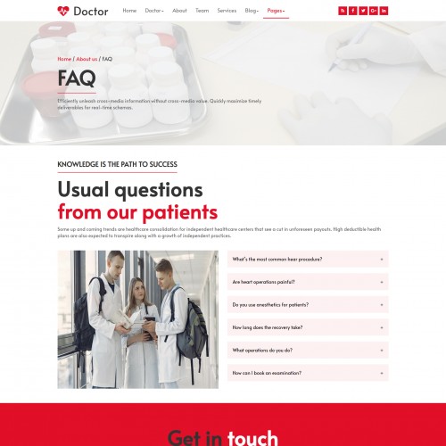 Patients commons queries web design