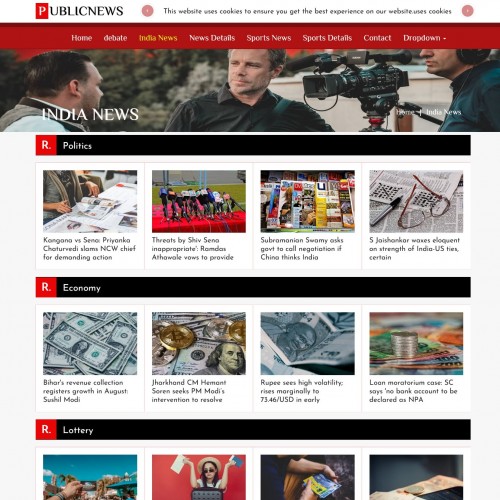 Bootstrap local news page design
