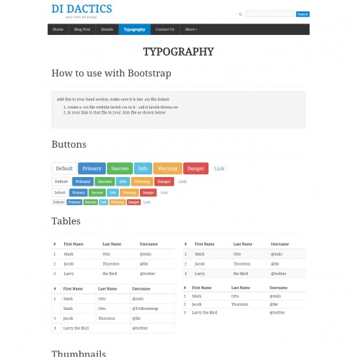 Web design html elements