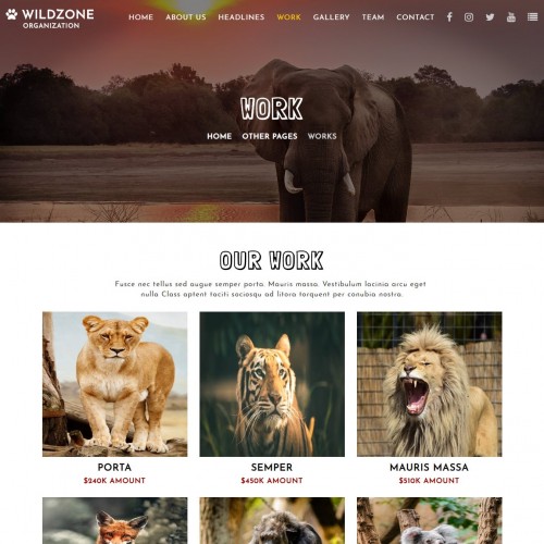 Forest guard work bootstrap page
