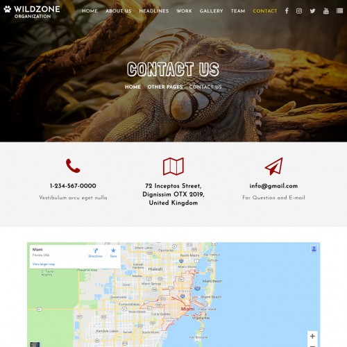 Bootstrap designed responsive contact us page