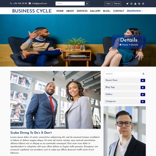consulting services website templates free download