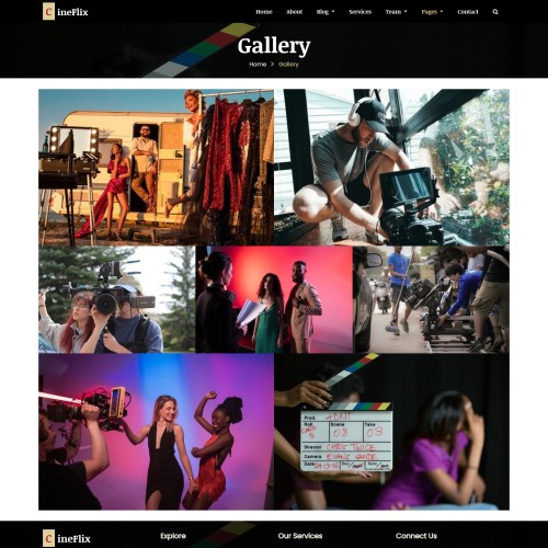 Video editors projects gallery css3