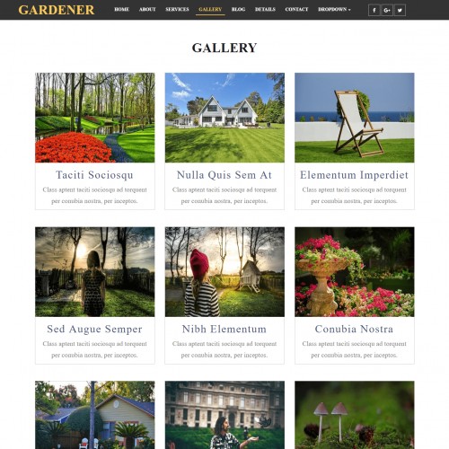 Crop Gallery page