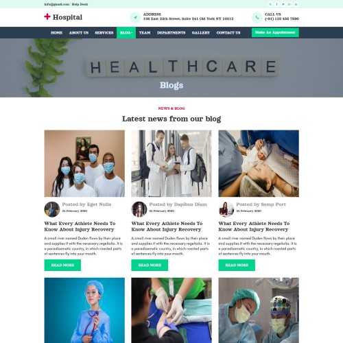 Hospital healthcare blogs