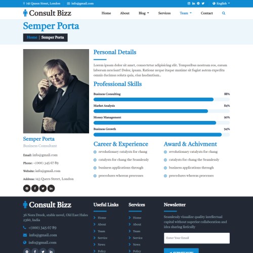 Business consultant detail html bootstrap 5