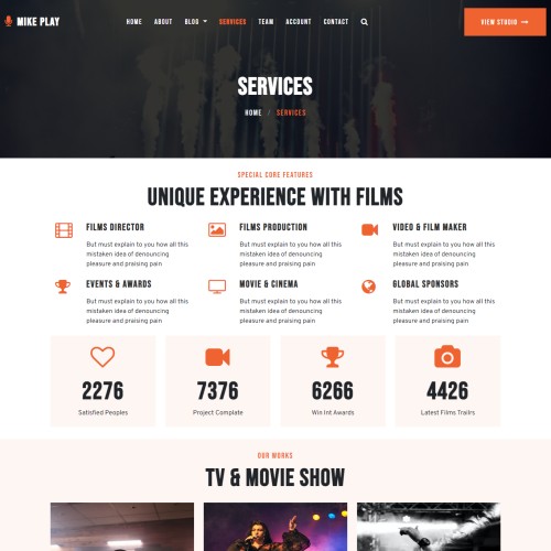 Music Band Website Template Free Download