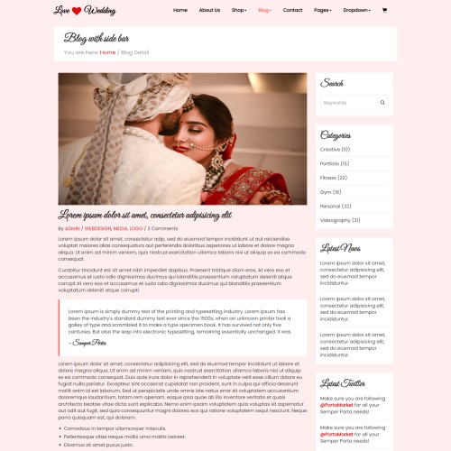 Wedding Website Template Download TemplateOnWeb