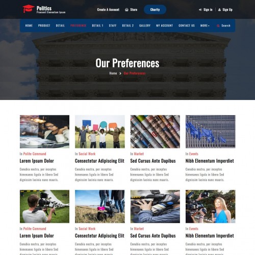 Sports News Preference Page