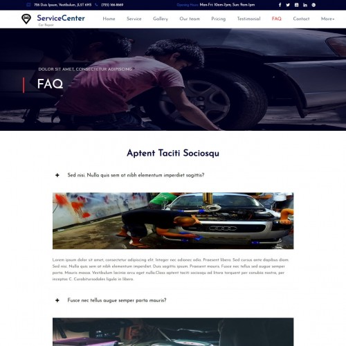 Vehicle Tyre Shop FAQ Blog Page