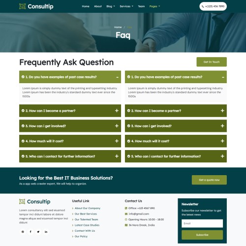 Consulting Company Website Template TemplateOnWeb Consulting Company Website Template TemplateOnWeb