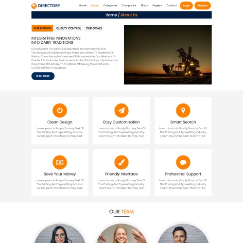Wordpress Business Directory Template