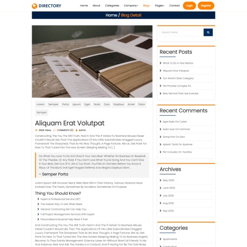 Business Directory Template Free