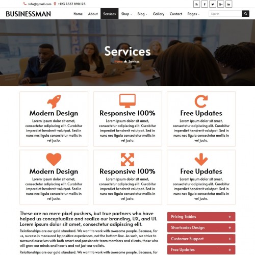 Entrepreneur template business services html