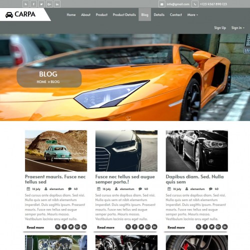 Car qualities related blogs page