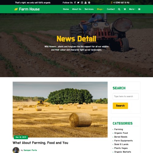 Farming technique blog details bootstrap