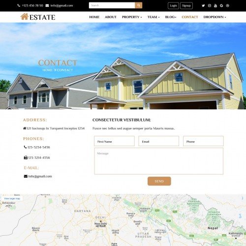 Real Estate Responsive Website Templates Free Download HTML With CSS