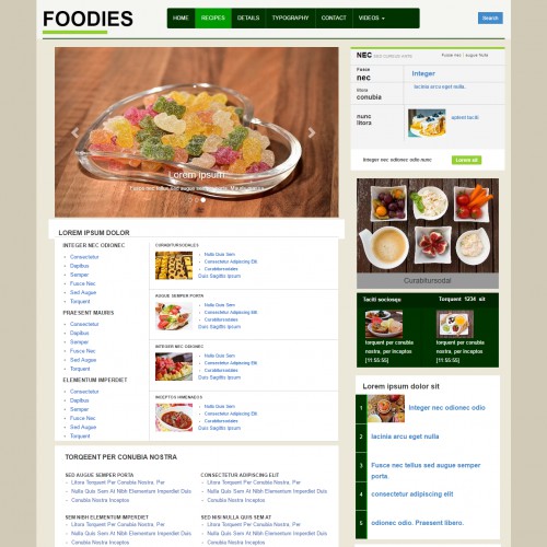 Bootstrap restaurant web template free download