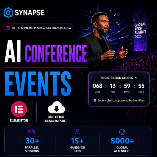Conference, Meetup and Event WordPress Theme Preview